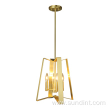 Chic Cage Pendant Light Living Room Lantern Lamp